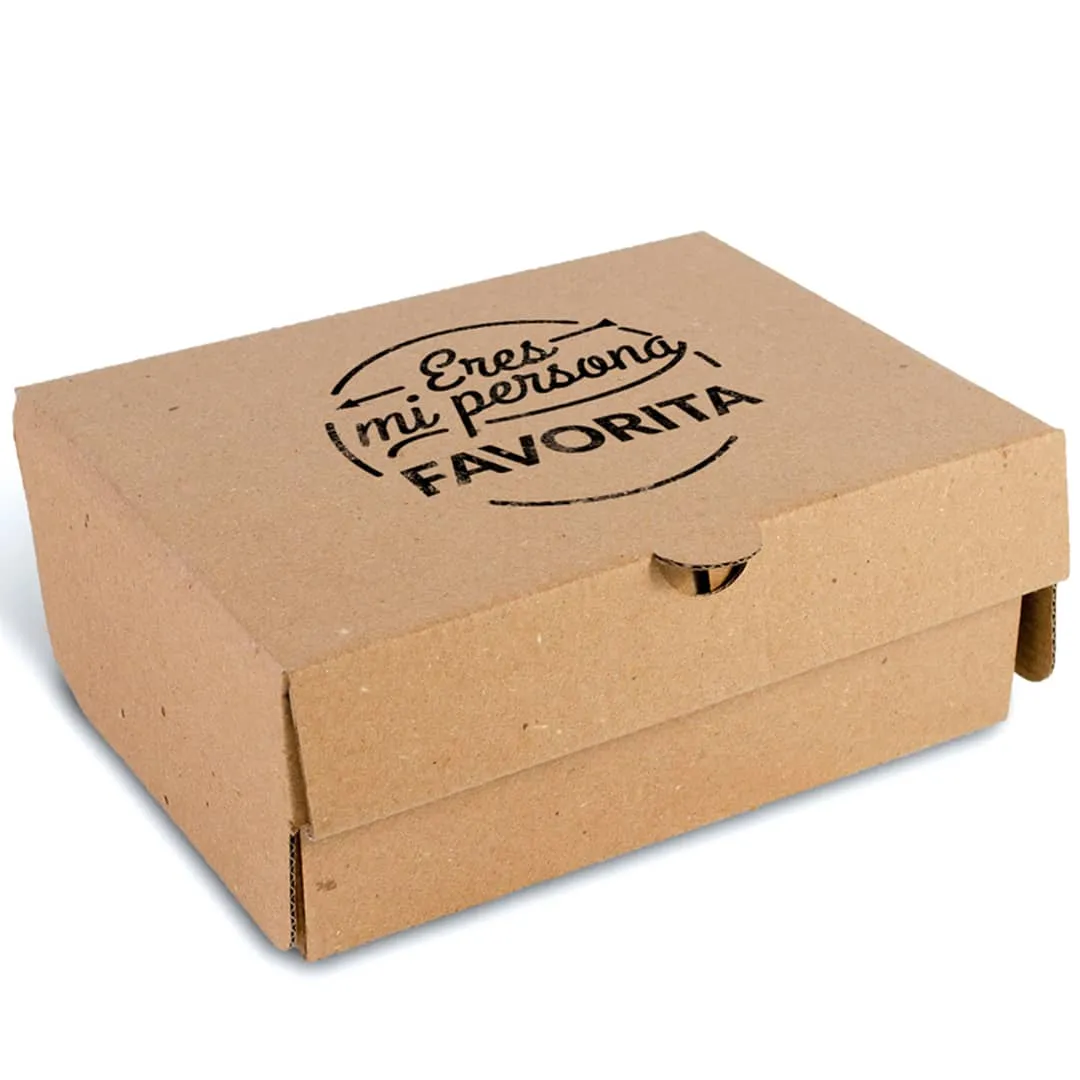 cajas de carton para regalo con mensajes medianas kekaja