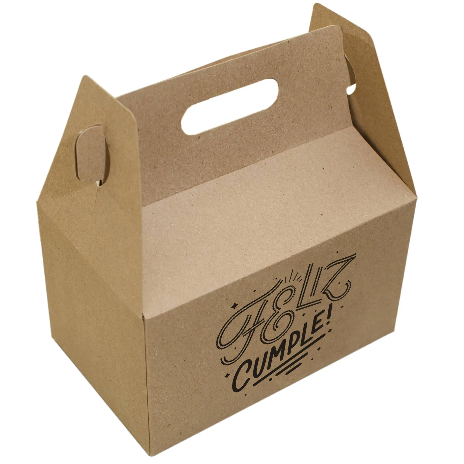 cajas de carton para regalo tipo lonchera con mensajes kekaja