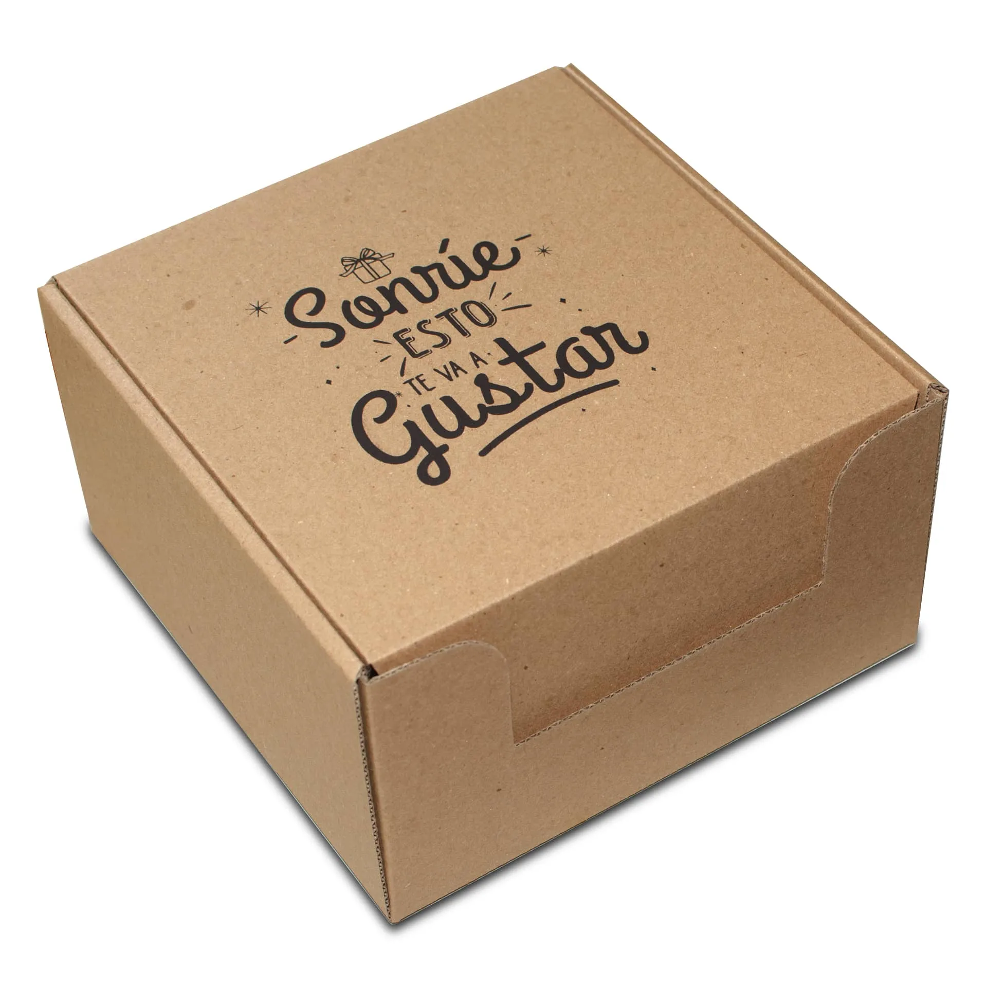 cajas de carton para regalo con mensajes medianas kekaja