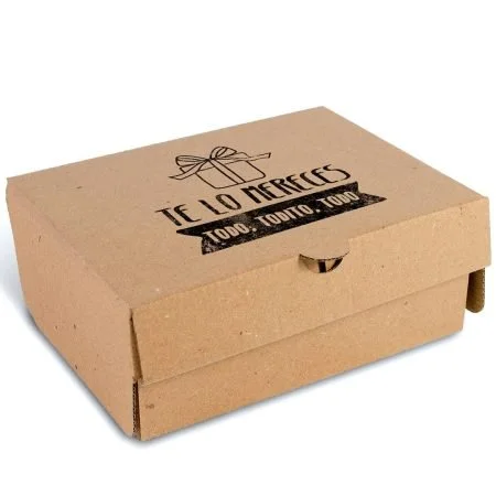 cajas de carton para regalo con mensajes medianas kekaja