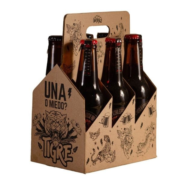 cajas para cerveza en carton six pack