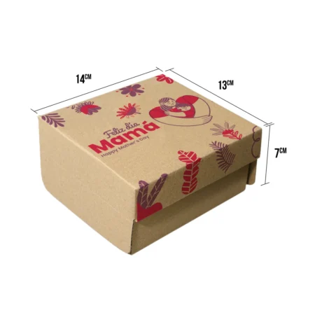 caja de regalo feliz día mamá pequeña 14x13x7,5 2025