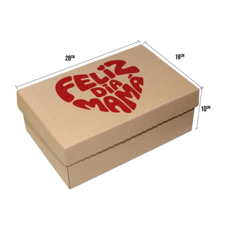 caja de regalos del día de la madre zapatos con mensaje de feliz día mamá diseño exclusivo año 2026