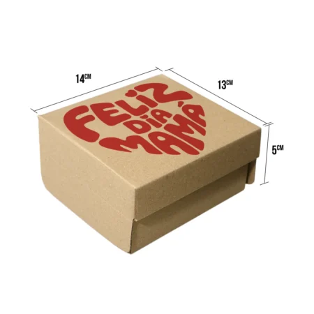 caja de regalos del día de la madre pequeña con mensaje de feliz día mamá diseño exclusivo año 2026