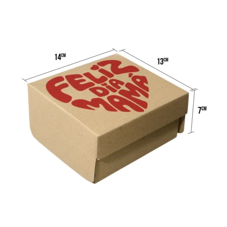 caja de regalos del día de la madre pequeña 2 con mensaje de feliz día mamá diseño exclusivo año 2026