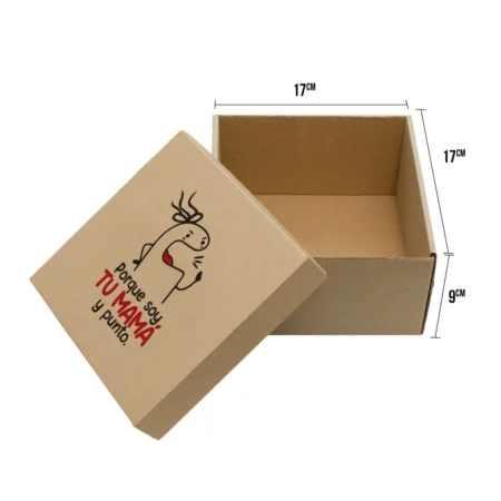 caja de regalos del día de la madre con tapa con mensaje divertido del día de la madre diseño exclusivo año 2026