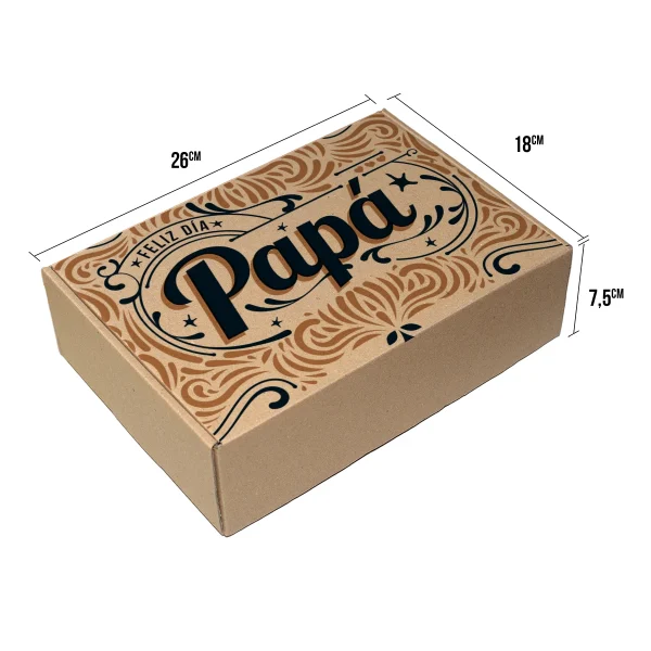 Caja de regalo para el día del padre mediana