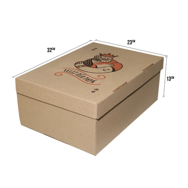 Caja de regalo de día del padre 2025 feliz día papá tamaño grande