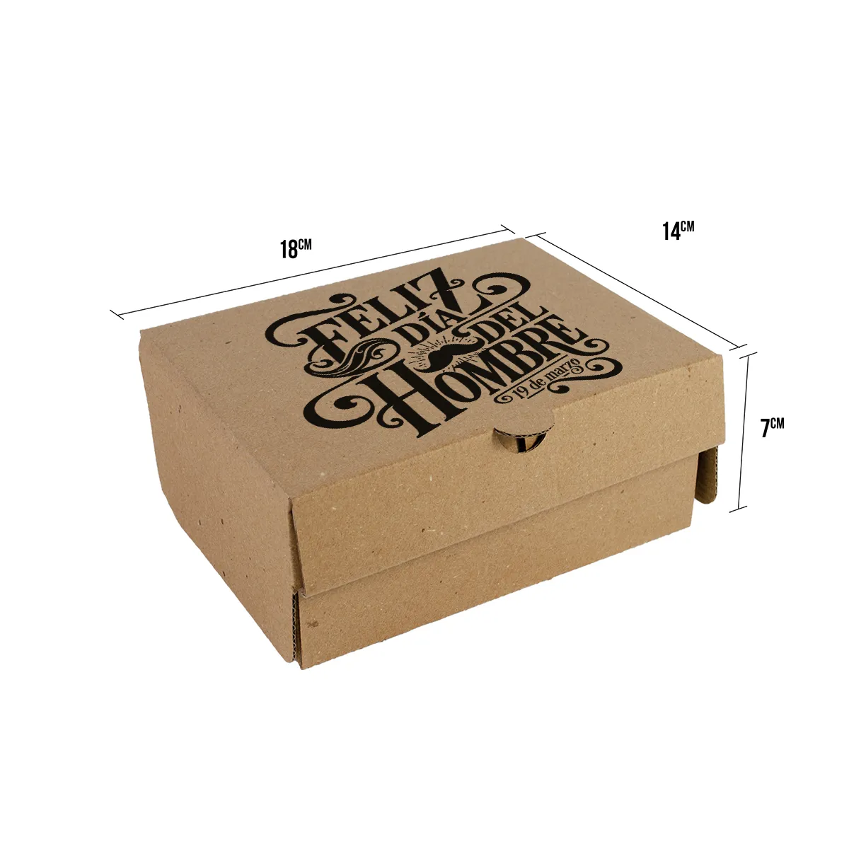 caja de regalo tipo cofre del dia del hombre diseño 2026 kekaja