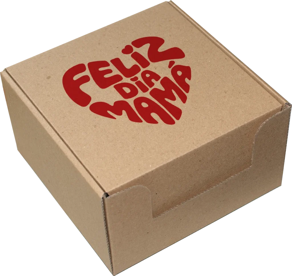 caja de regalos del día de la madre cuadrada cofre con mensaje de feliz día mamá diseño exclusivo año 2026 transparente