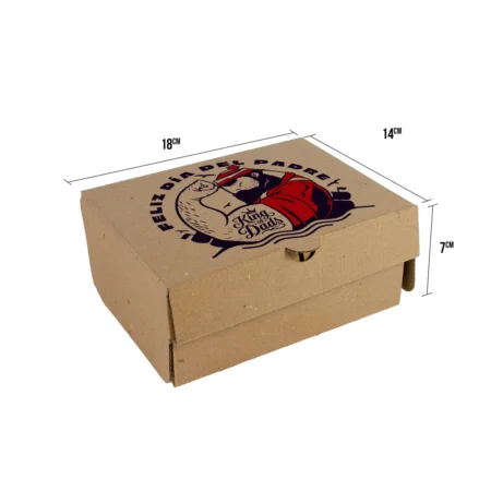 caja de regalo dia del padre 2026 tamaño pequeño medio