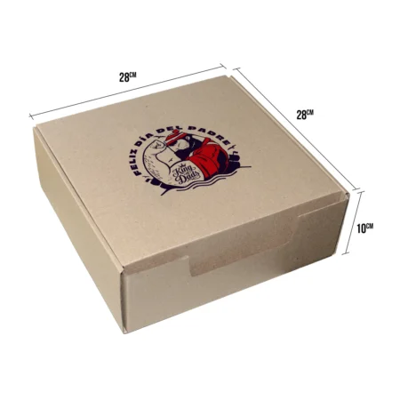 caja de regalo dia del padre 2026 tamaño grande cuadrado